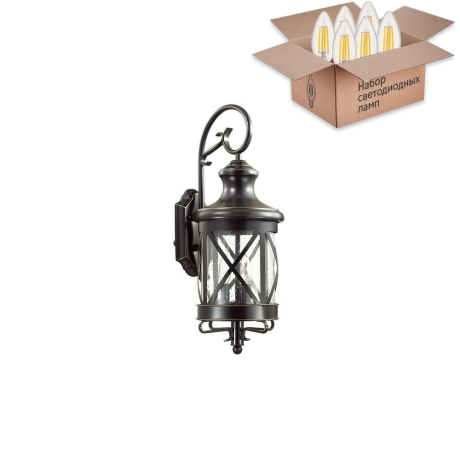 Уличный светильник с лампочками Odeon Light  403223