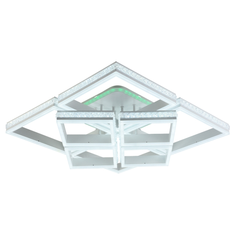 Светодиодная диммируемая люстра с ПДУ Profit Light 6000/4+4A WHT 568W+10W RGB 