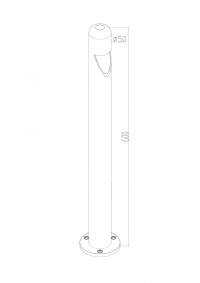 Наземный низкий светильник Maytoni Outdoor Hagen O423FL-L5GF
