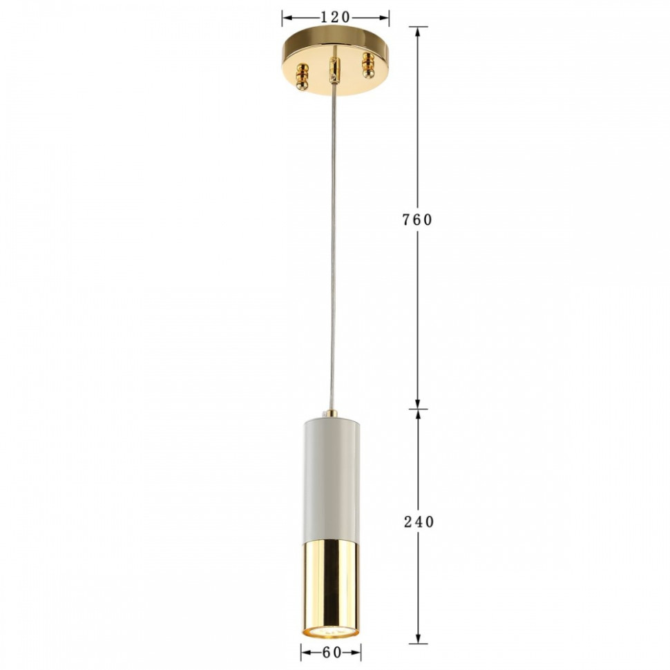 Подвесной светильник Favourite Ultra 2755-1P, цвет золото - фото 2