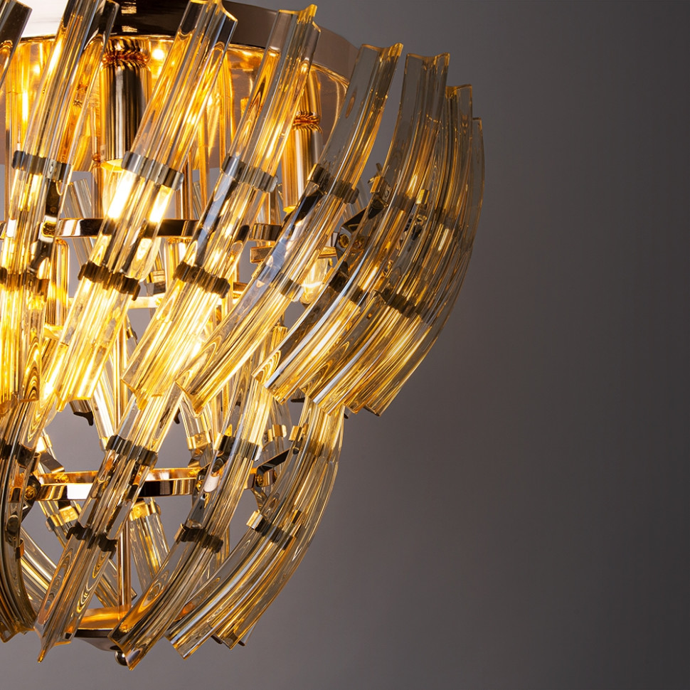 Люстра потолочная Arte lamp ELLA с Марусей A1054PL-6GO-M, цвет золото - фото 3