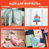 Нарушена упаковка! <236305> Клейкие WASHI-ленты для декора ОТТЕНКИ СИНЕГО, 15 мм х 3 м, 7 цветов, рисовая бумага, ОСТРОВ СОКРОВИЩ, 661703 (661703)