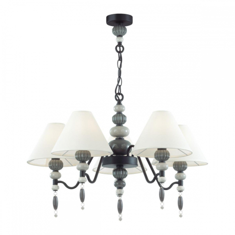 Подвесная люстра Odeon Sochi с лампочками 4896/5+Lamps E14 Свеча 