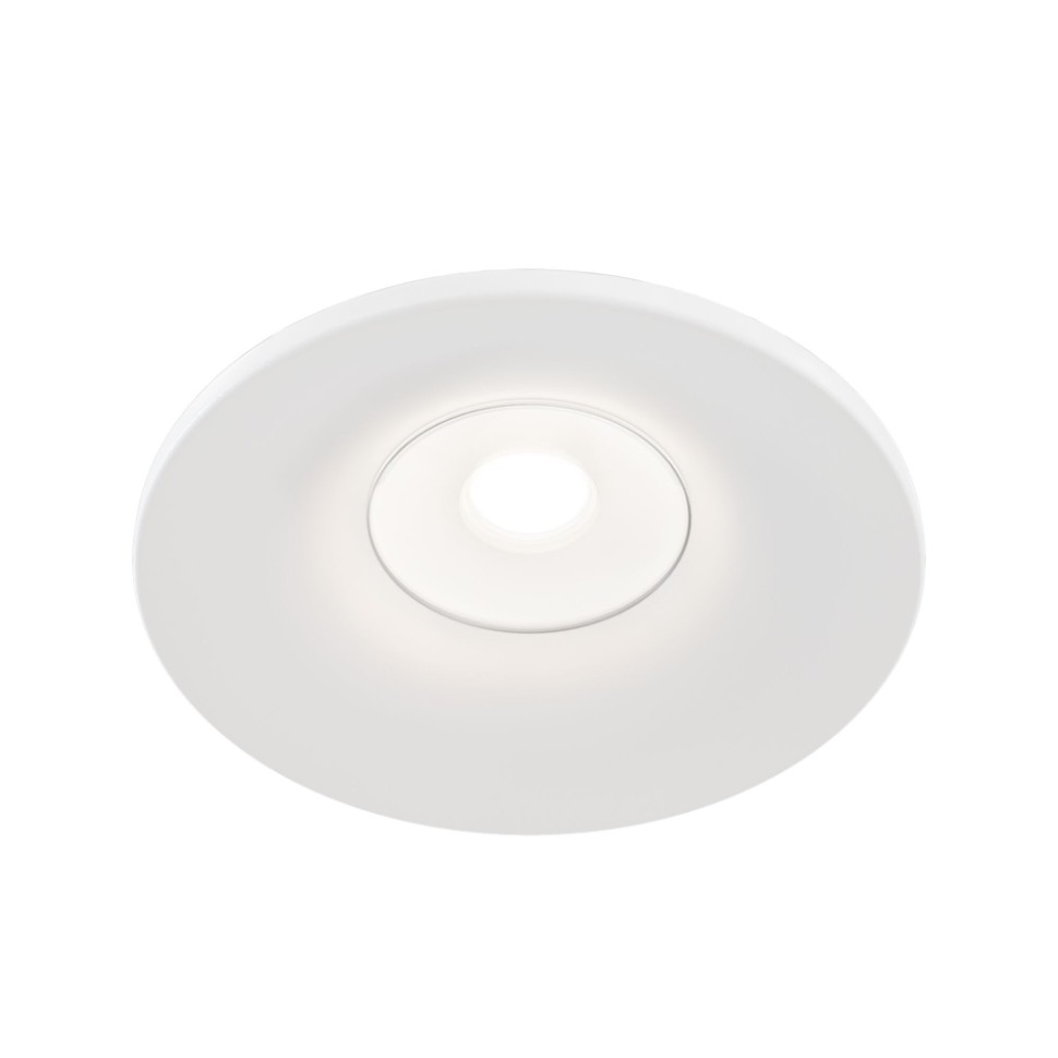 Встраиваемый светильник Maytoni Barret DL041-01W, цвет белый - фото 1