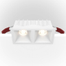 Встраиваемый светильник Maytoni Technical Alfa DL043-02-10W4K-SQ-W 