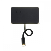 Настенный светодиодный светильник спот с полочкой,  USB порт  ST Luce Pinaggio SL1576.401.02