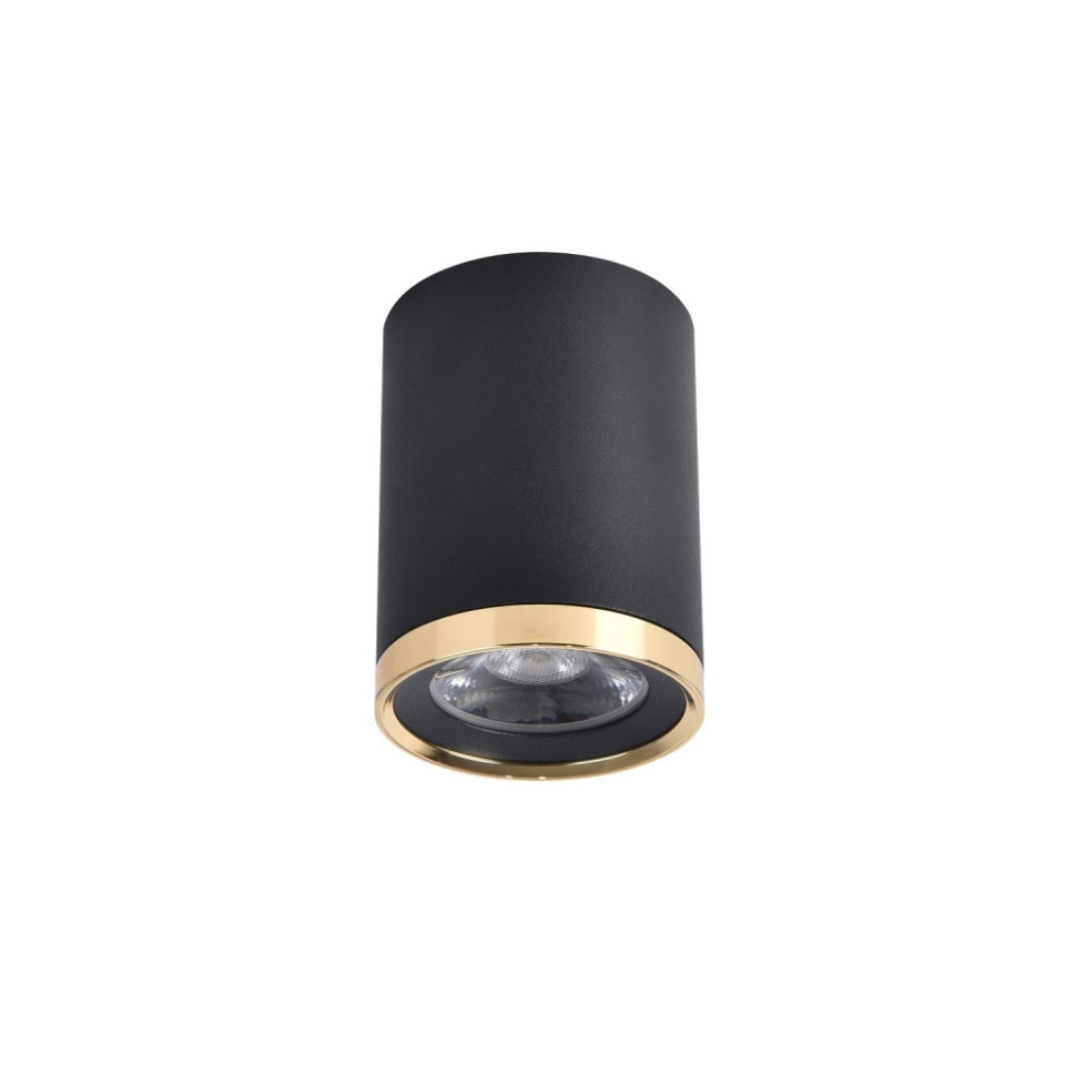 Накладной светильник Favourite Prakash 3086-1C, цвет матовый черный, золото - фото 2