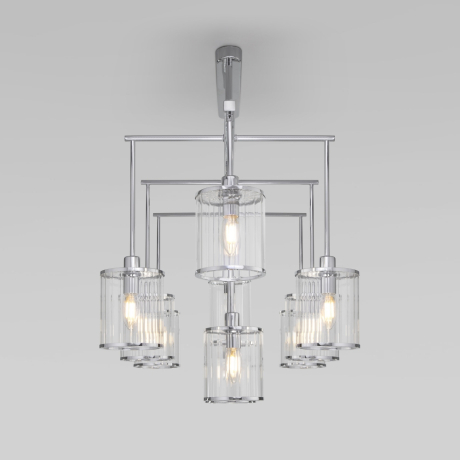 Потолочная люстра Eurosvet 60144/10 хром (a061948) 