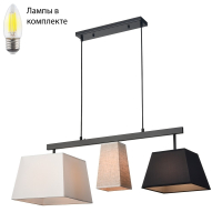 Светильник подвесной с Led лампочками в комплекте Velante 268-023-03+Lamps