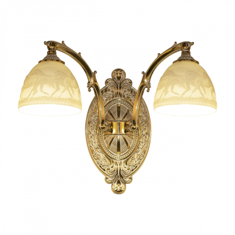 Бра Bohemia Ivele Crystal 7211B12/2/210 GW P1 D Horse 