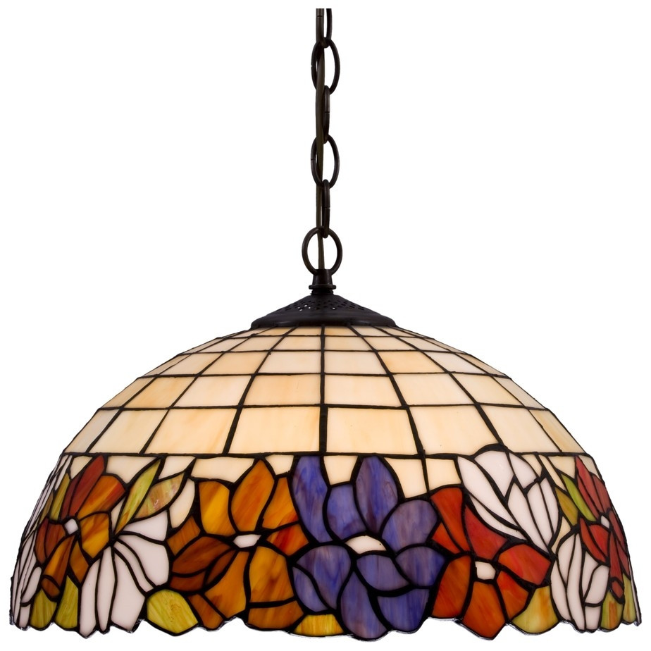 Светильник подвесной в стиле тиффани со светодиодными лампами E27, комплект от Lustrof. №151357-623456