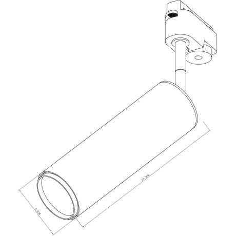 Однофазный светильник для трека Periscopio Arte Lamp A1412PL-1WH 