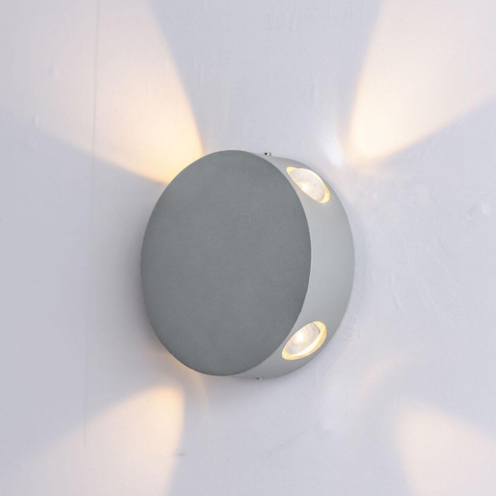 A1525AP-1GY Настенный светодиодный светильник Arte Lamp Tamburello, цвет серый - фото 3