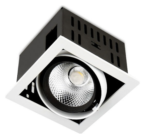 Встраиваемый светильник Ambrella Light Cardano T811 BK/CH 12W 4200K 