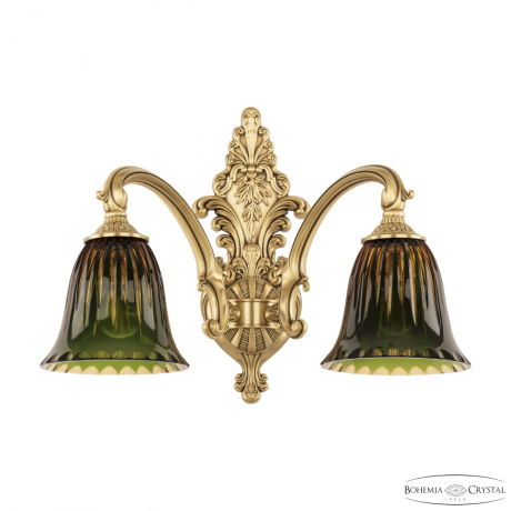 Бра Bohemia Ivele Crystal 7209B15/2/175 FP P2 D Amber-Green/H-1K 