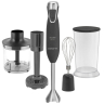 Блендер погружной POLARIS PHB 1380, 1300 Вт, 2 скорости, 4 насадки, стакан, серый, 47653, 710323 (456715)