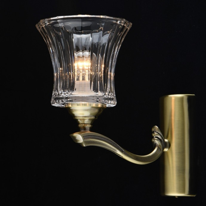 Бра со свeтодиодной лампочкой E14, комплект от Lustrof. №196683-667794, цвет бронза - фото 2