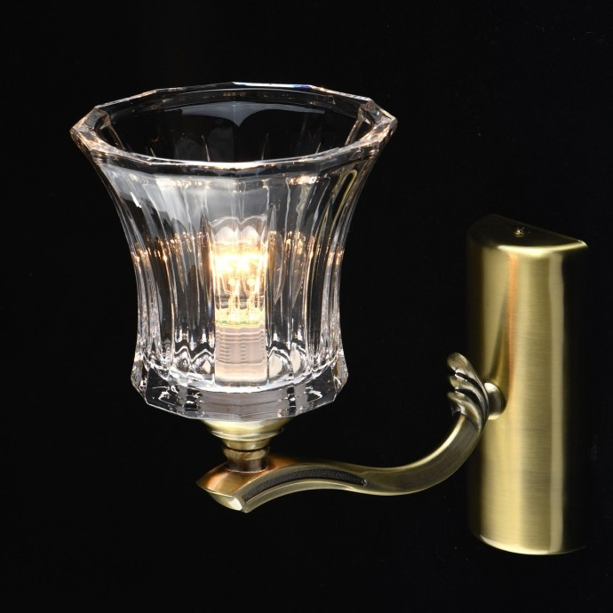 Бра со свeтодиодной лампочкой E14, комплект от Lustrof. №196683-667794, цвет бронза - фото 3