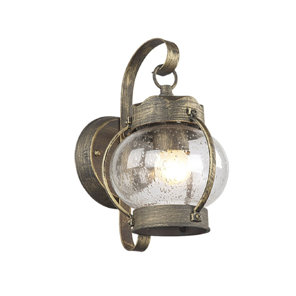 Уличный настенный светильник Favourite Faro с лампочкой 1498-1W+Lamps E27 P45, цвет коричневый 1498-1W+Lamps E27 P45 - фото 2