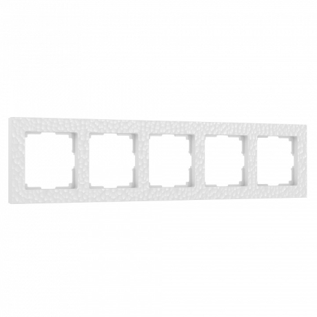 Рамка на 5 постов Werkel Hammer белый W0052401