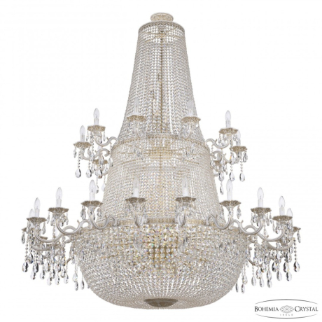 Подвесная люстра Bohemia Ivele Crystal AL2211 AL2210H201/20+10/162FL/2D/Y1 AGB 