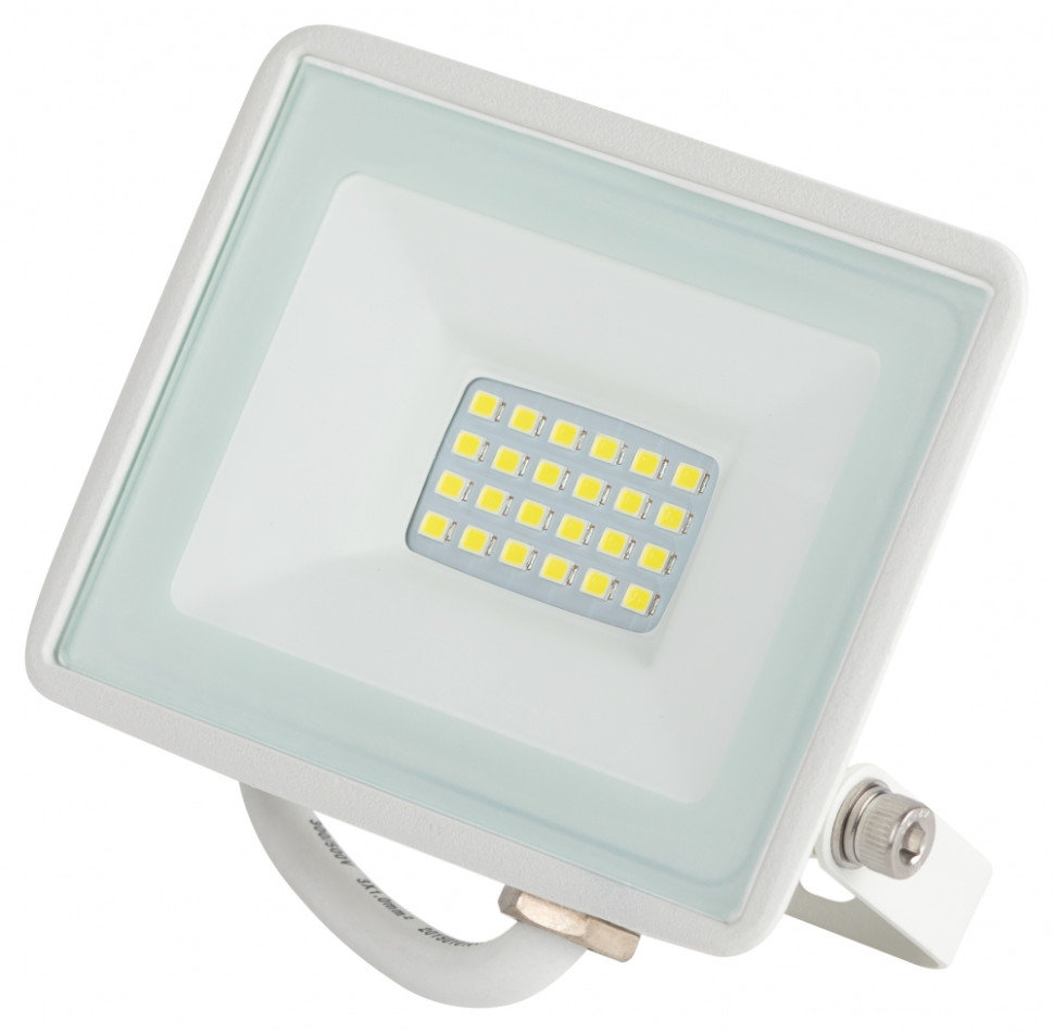 Прожектор светодиодный уличный Эра LPR-023-W-65K-030 (Б0054641), цвет белый - фото 1