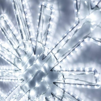 Светодиодная фигура Снежинка холодный свет Ardecoled ARD-Snowflake-M11-1250x1200-604Led White (34260)