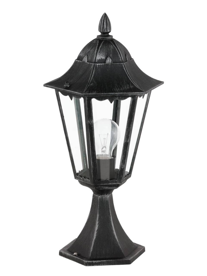 Уличный ландшафтный светильник Eglo Navedo 93462, цвет черный с серой патиной - фото 1