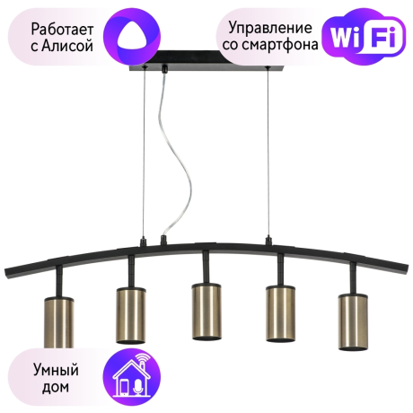 LR735315 Подвесной светильник Rullo Lightstar с поддержкой Алисы, (комплект из 571735+214431-5) 