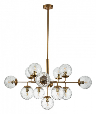 Люстра на штанге Indigo Cocoon 11008/13P Brass 