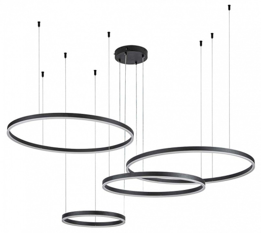 Подвесной светильник Indigo Galass 14001/4P Black 