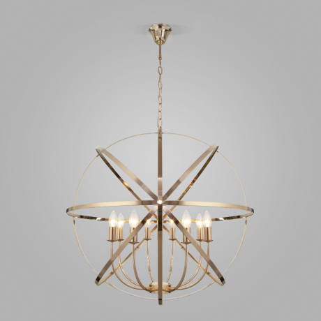 Подвесная люстра Eurosvet Santi 60139/8 золото 