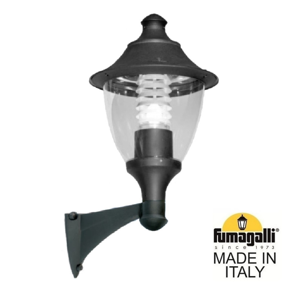 парковый светильник fumagalli gino f50 202 000 axe27 Светильник уличный настенный Fumagalli MIDIPILAR/Gino F50.254.000.AXE27