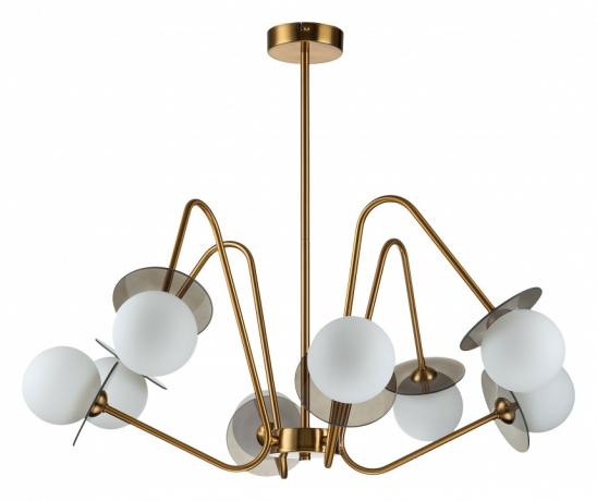 Люстра на штанге Indigo Jazz 11020/8R Brass 