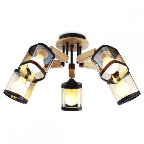 Потолочная люстра с лампочками Ambrella light TR9529+Lamps 