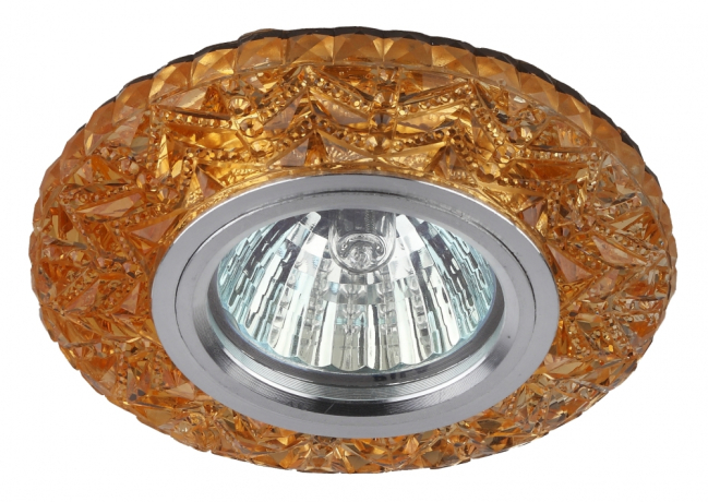 Встраиваемый светильник cо LED подсветкой Эра DK LD4 TEA/WH (Б0019206) 