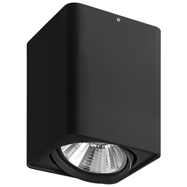 212637 Светильник точечный накладной под заменяемые галогенные или LED лампы Lightstar Monocco, цвет черный - фото 1