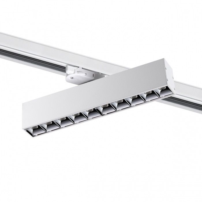 Трехфазный LED светильник 16W 4000К для трека Iter Novotech 358862, цвет белый - фото 1