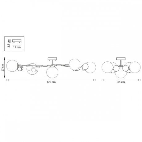 Люстра потолочная Croco Lightstar 815553 
