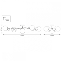 Люстра потолочная Croco Lightstar 815553