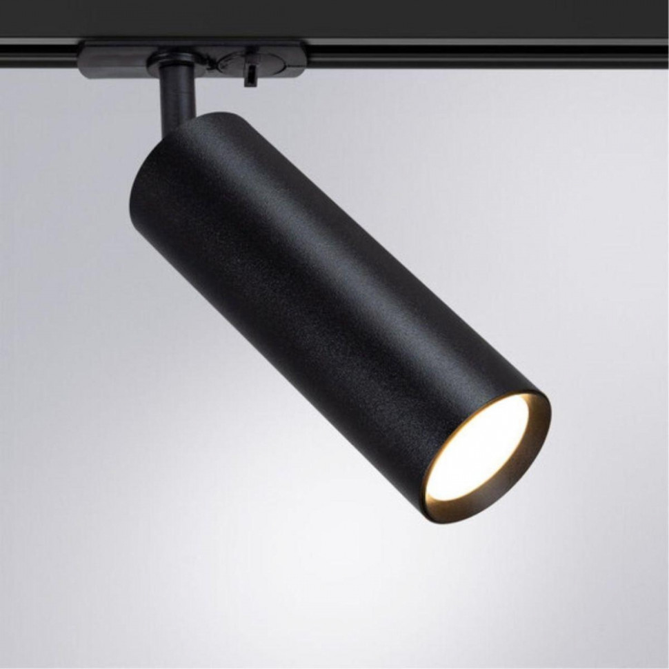 Однофазный светильник для трека Arte Lamp Beid A1515PL-1BK, цвет черный - фото 2
