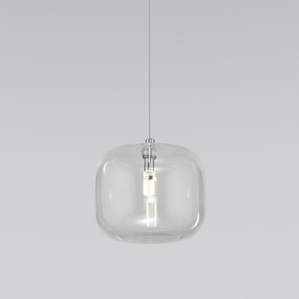 Подвесной светильник Eurosvet Jar 50129/1 хром (a057263), цвет прозрачный 50129/1 хром - фото 1