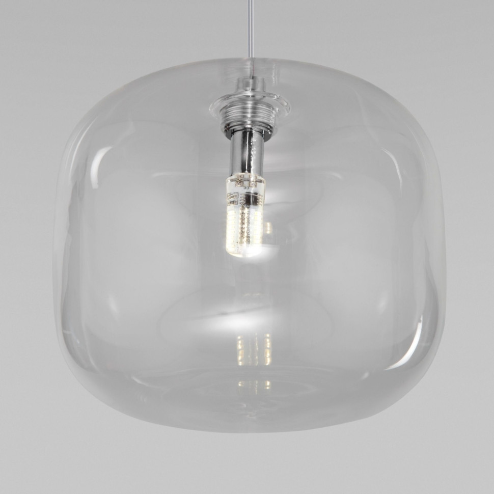 Подвесной светильник Eurosvet Jar 50129/1 хром (a057263), цвет прозрачный 50129/1 хром - фото 2