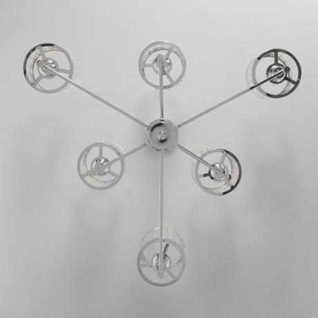 Люстра на штанге Eurosvet Inari 60144/6 хром 