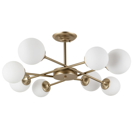 Люстра на штанге с лампочками Arte lamp A2703PL-8SG+Lamps 