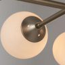 Люстра на штанге с лампочками Arte lamp A2703PL-8SG+Lamps 