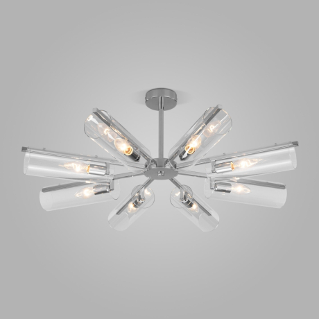 Люстра на штанге Eurosvet Trompeta 70144/8 хром 