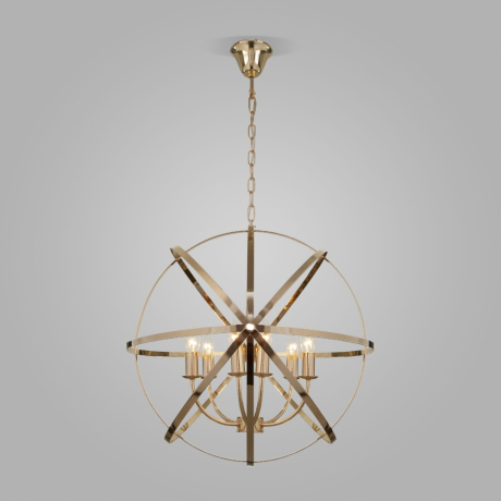 Подвесная люстра Eurosvet Santi 60139/6 золото 