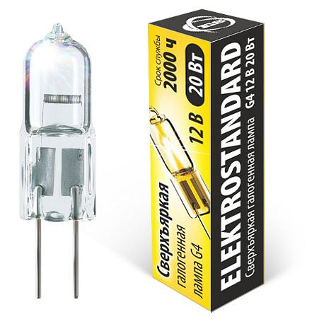 Лампа галогеновая Elektrostandard G4 12V G4 20Вт 2700K a025172 