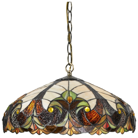 Светильник подвесной в стиле тиффани со светодиодными лампами E27, комплект от Lustrof. №151364-623458 